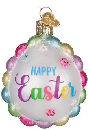 Easter Scalloped Easter Egg - No Box