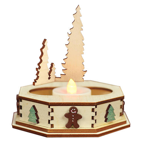 Ginger Cottages Trees Tealight Display-Small - Boxed