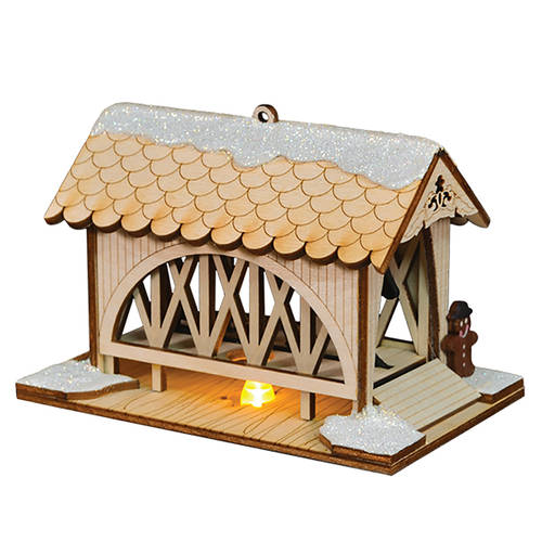 Ginger Cottages Covered Ginger Bridge-Amish Horse - Boxed