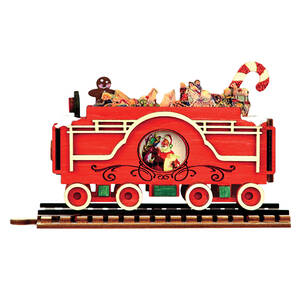 Ginger Cottages Santa's North Pole Express Tender - Boxed