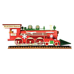 Ginger Cottages Santa's North Pole Express Engine - Boxed