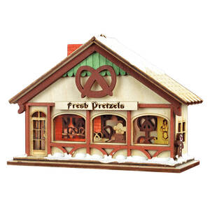 Ginger Cottages Peppermint Twist Pretzel Shop - Boxed