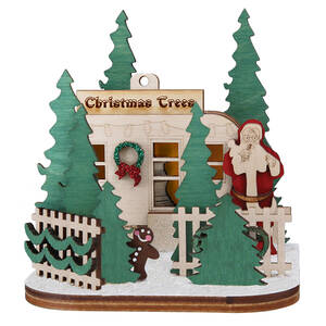 Ginger Cottages Christmas Tree Lot - Boxed