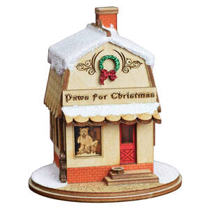 Ginger Cottages Paws For Christmas Pet Shop - Boxed