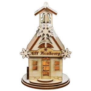 Ginger Cottages Elf Academy One Room Schoolhouse - Boxed