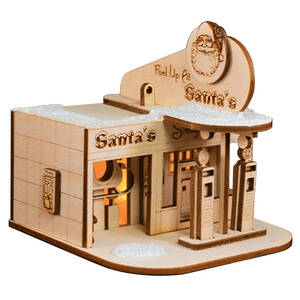 Ginger Cottages Santa's Sleigh Station - Boxed