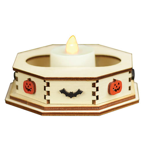 Ginger Boo Spooky Tealight Display-Small - Boxed