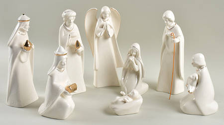 Holiday Splendor #3 8 Piece Boxed Nativity Set - With Box