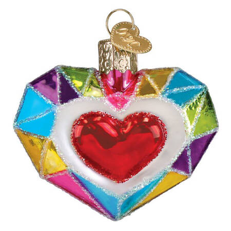 Hearts Faceted Heart - No Box
