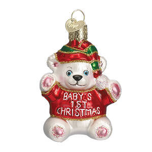 Baby Baby's First Christmas - Bear Red - No Box