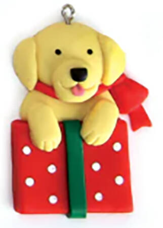 Advent Calendar Dog With Present - No Box
