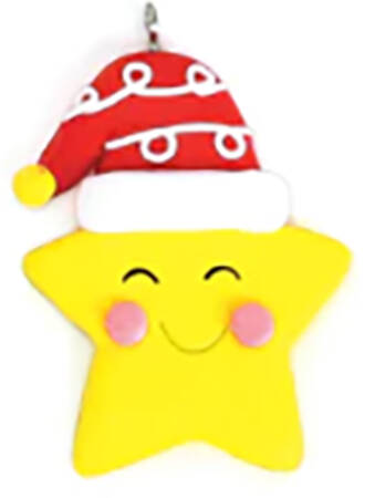Advent Calendar Star With Red Hat - No Box