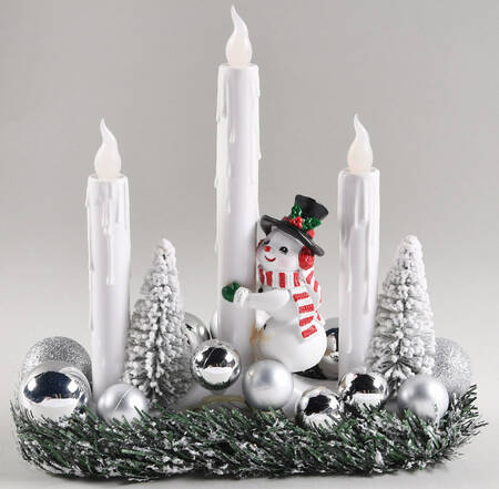 Nostalgic Giftware Snowman Candolier-Lighted - No Box
