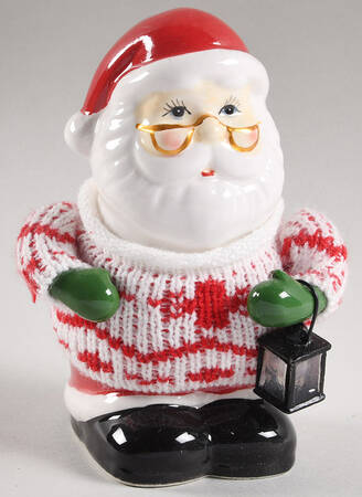 Nostalgic Giftware 5 In. Santa Figurine-Lighted - No Box