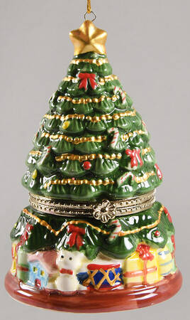 Hinged Box Ornaments Christmas Tree-O' Christmas Tree - Boxed