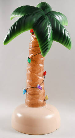 Nostalgic Giftware Blow Mold Palm Tree-Lighted - No Box