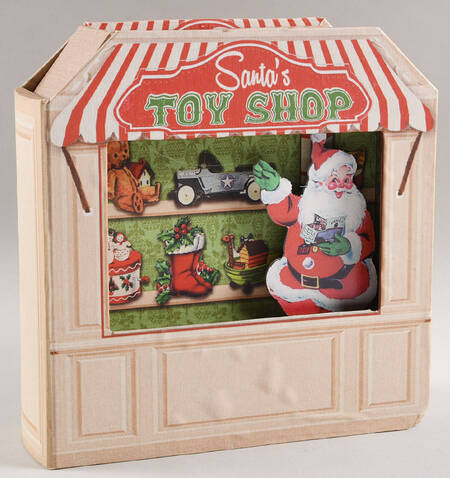Nostalgic Giftware Santa's Toy Shop Storage Box - No Box