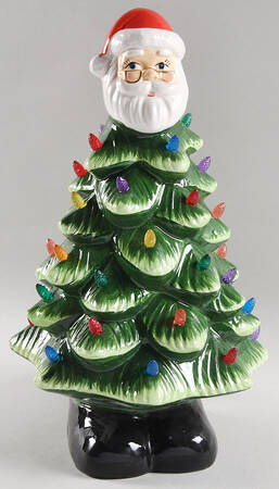 Nostalgic Giftware Santa Christmas Tree-Lighted - No Box