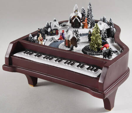 Nostalgic Giftware Animated Musical Piano - No Box