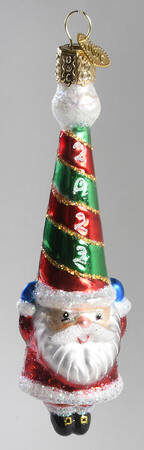 Annual Santa 2022 Happy Santa - No Box Nb2022 by Old World Christmas (Newer)