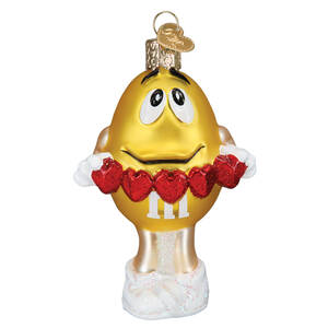 M&M's Ornaments M&M's Yellow Love You - No Box