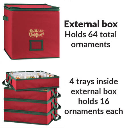 Ornaments Accessories Ornament Storage Box - 13 X 13 X 13 - No Box