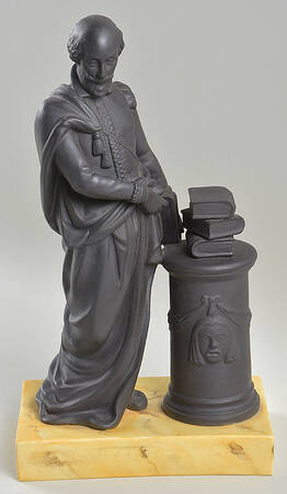 Black Basalt Figurines by Mottahedeh