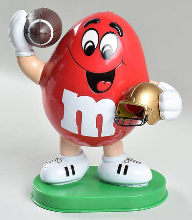 M&M'S Sport Dispenser-Red,Football - Boxed