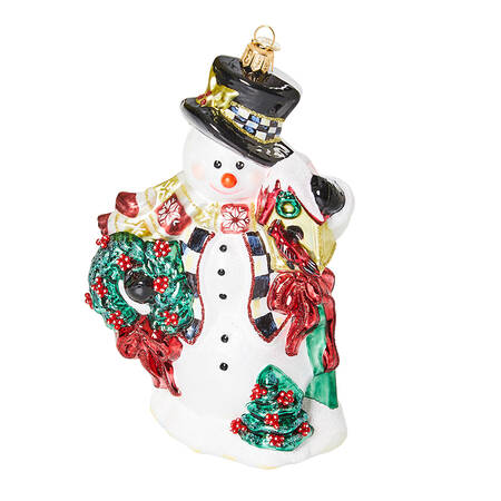 Cozy Christmas Ornaments Snowman - Boxed