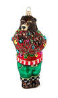 Cozy Christmas Ornaments Deck The Halls Bear - Boxed
