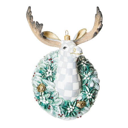 Farmhouse Ornaments Moose - Boxed