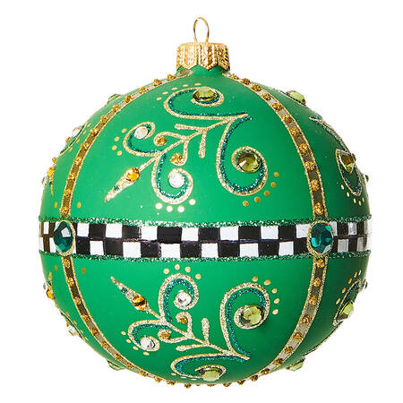 Emerald Luxe Ornaments Matte Ball - Boxed