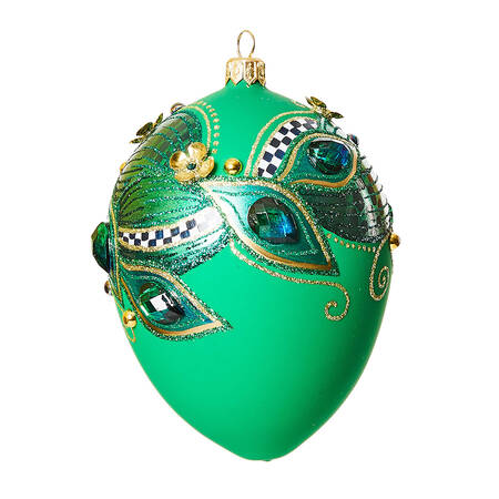 Emerald Luxe Ornaments Oval Ball - Boxed