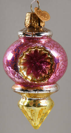 Vintage Reflections Collection Bright Candlelight Reflection-Pink - No Box