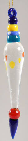 Icicles Clear Yellow Dots - No Box