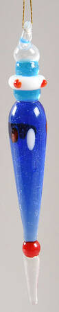 Icicles Blue Red White Dots - No Box