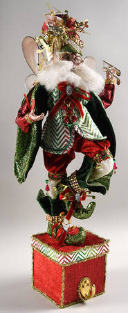 Christmas Stocking Holders Dancing & Prancing Fairy - With Box