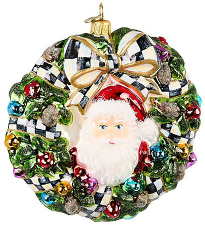Annual Santa Wreath 2025 Here Comes Santa Wreath - Boxed