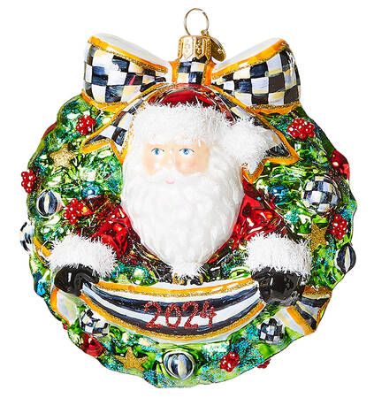 Annual Santa Wreath 2024 Santa Wreath - With Box
