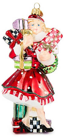 Check It Out Ornaments Shopper Lady - Boxed