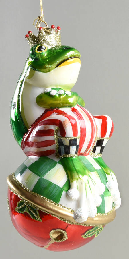 Check It Out Ornaments Mr Jingles - Frog Prince - Boxed