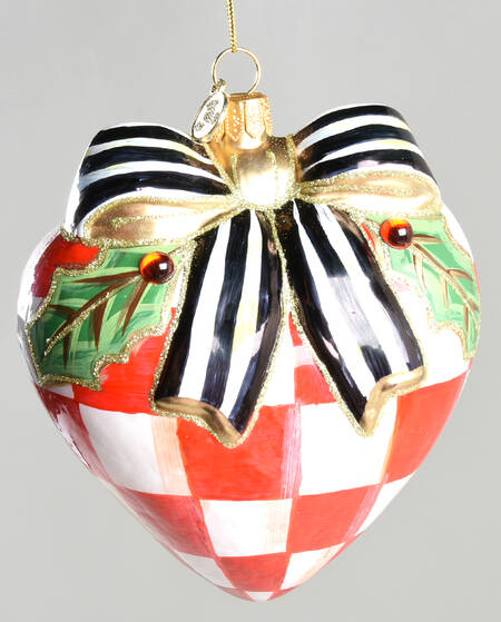 Check It Out Ornaments Red Heart - Boxed