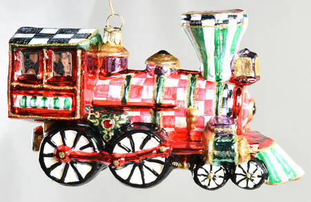Check It Out Ornaments Train - Boxed