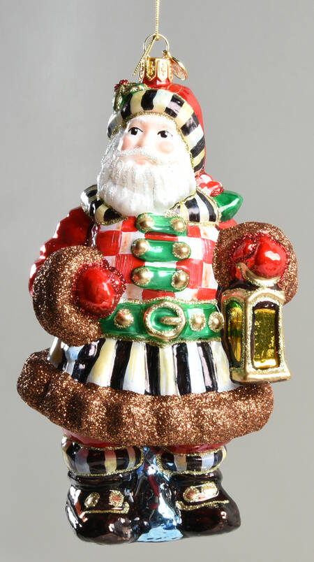 Check It Out Ornaments Town Crier Santa - Boxed