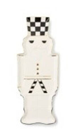 Courtly Noel Nutcracker Cookie Plate - Boxed