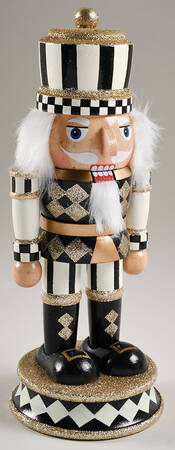 Courtly Noel Harlequin Nutcracker - Boxed