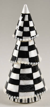 Courtly Noel Mini Capiz Tree Figurine - Boxed