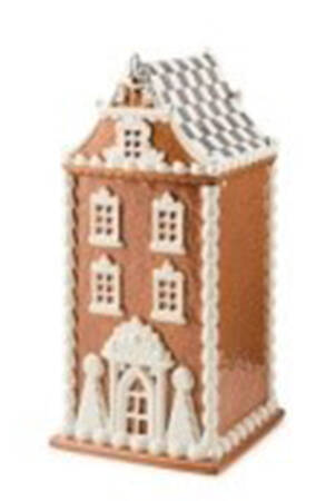 Farmhouse Holiday Table Decor Gingerbread Cookie Jar - Boxed