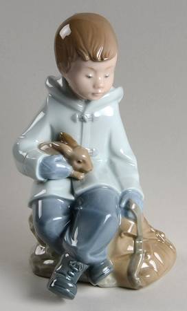 Kids with Animals Boy Resting On Excursion - Boxed