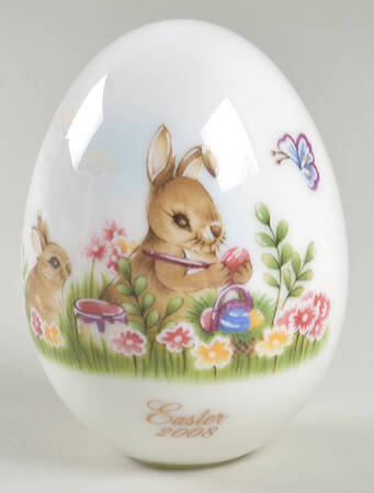 Noritake Easter Egg Bunny Painting Eggs Without Stand - No Box